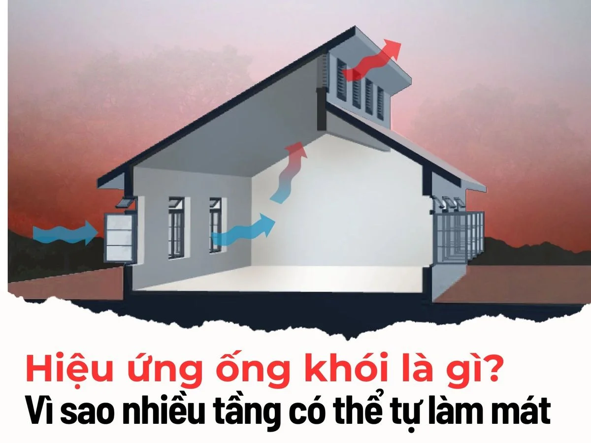 Hiệu ứng ống khói, cơ chế làm mát tự nhiên cho ngôi nhà bạn