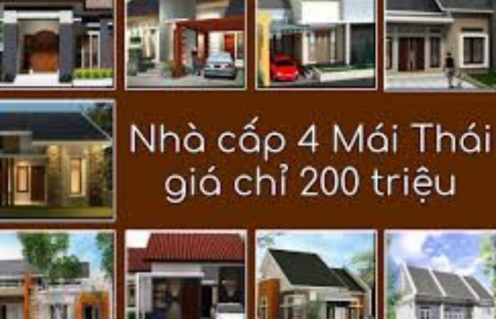 Mẫu Nhà Cấp 4 Mái Thái, Mái Lệch, Gác Lửng Đẹp, Hiện Đại